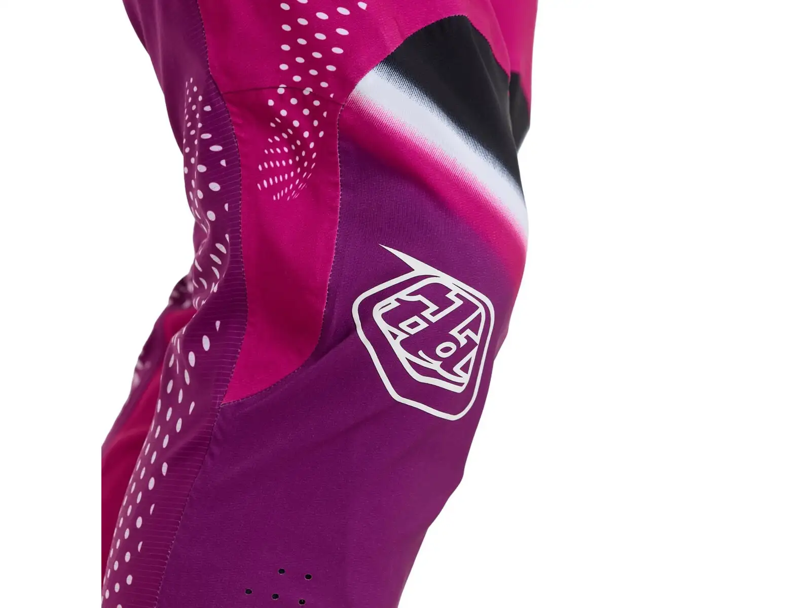 Troy Lee Designs x SRAM Sprint pánske nohavice Radioscape Fuchsia