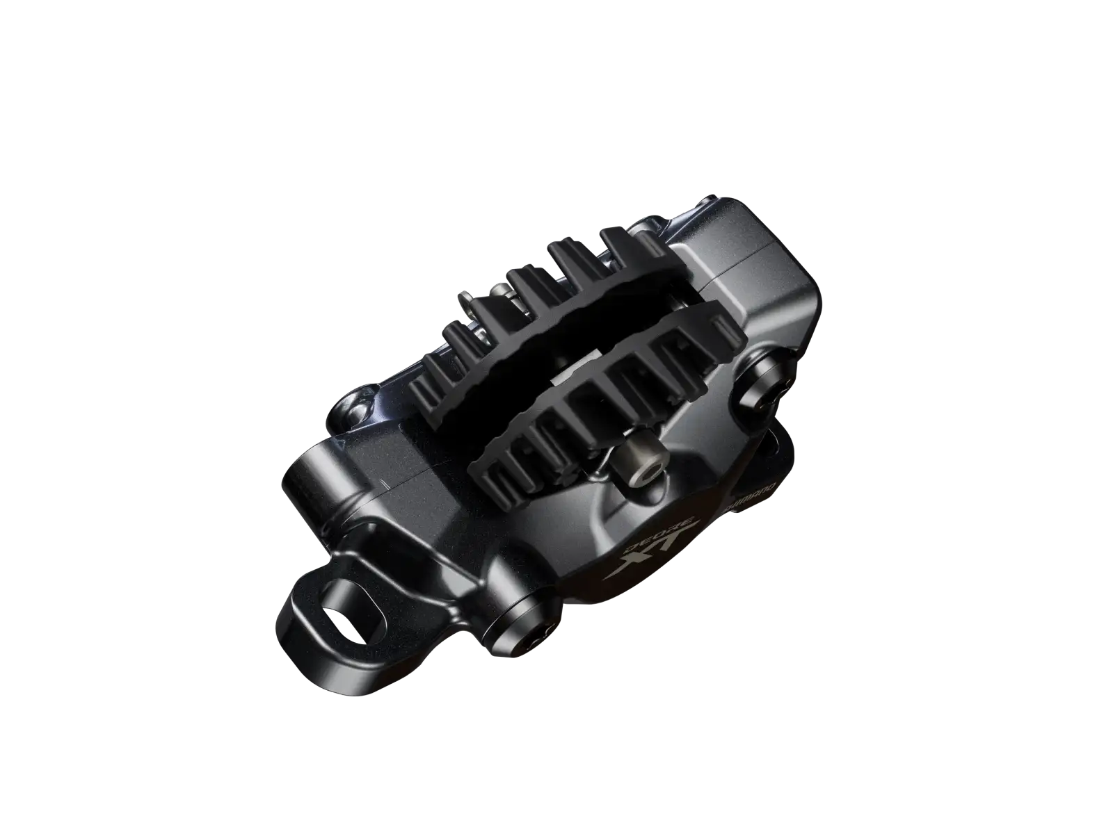 Shimano Deore XT BR-M8200 brzdový strmeň - kovové doštičky s chladičom