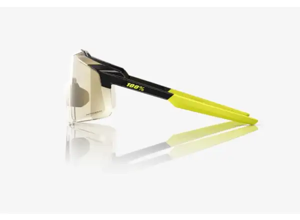 100% Aerocraft okuliare Gloss Metallic Black/Photochromic