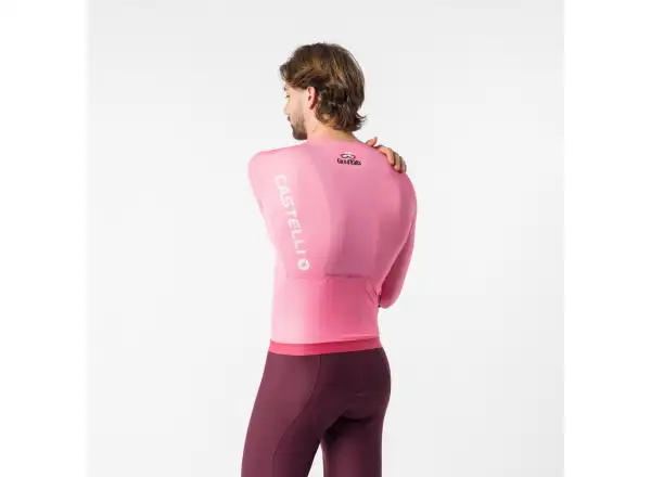 Castelli Giro 109 Corretto pánsky dres dlhý rukáv Rosa Giro