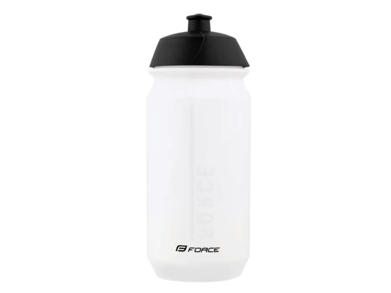 Force Divide cyklistická fľaša 500 ml transparentná/čierna