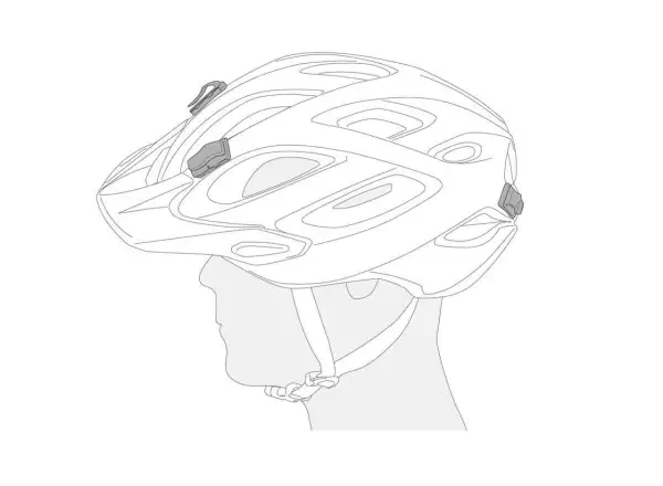 Petzl Uni Adapt samolepiace klipy pre čelovku