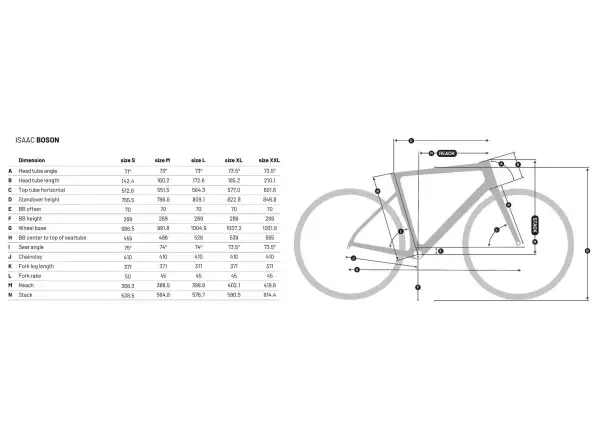 Isaac Boson 105 Di2 cestný bicykel Mineral White