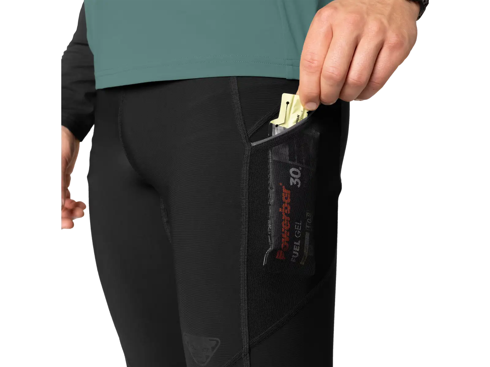 Dynafit Alpine 3/4 pánske bežecké nohavice Black Out