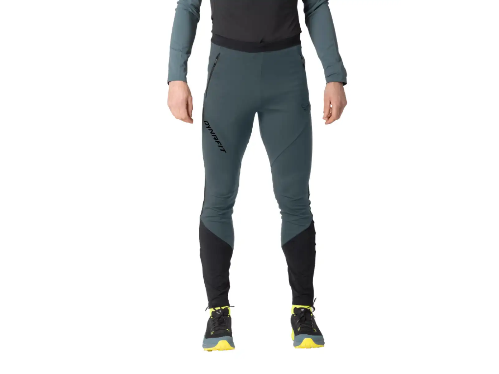 Dynafit Alpine Hybrid pánske bežecké nohavice Cinder