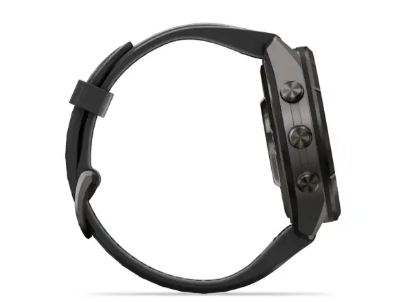 Garmin Fénix 9 Pro inReach 43 mm inteligentné hodinky Carbon Gray DLC Titanium Black/Pebble Gray