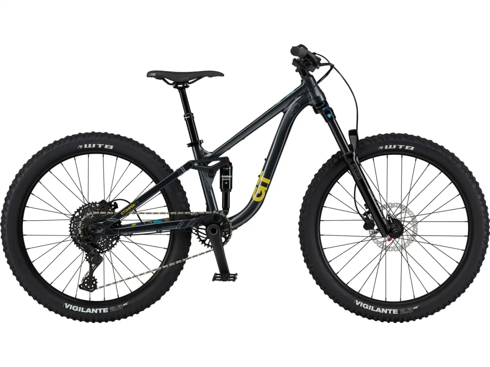 GT Stomper 26 FS ACE detský celoodpružený bicykel GUN