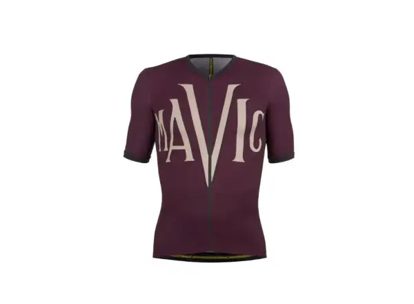 Mavic Heritage pánsky dres krátky rukáv Aubergine Black
