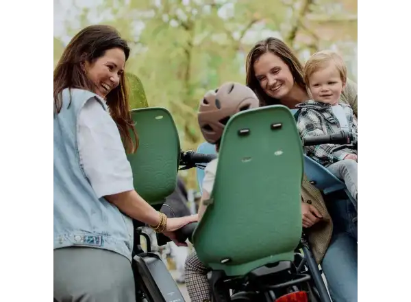 Urban Iki Ta-ke predná sedačka s MTB/ATB adaptérom Icho Green/Kurumi Brown