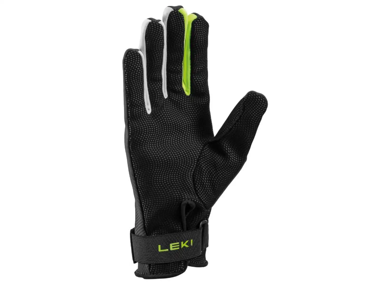 Leki Guide rukavice Charcoal/Neon yellow/White