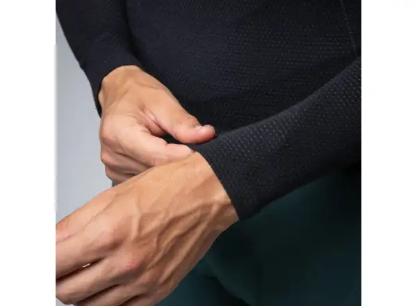 Alé Intimo Merino pánske spodné tričko dlhý rukáv Black