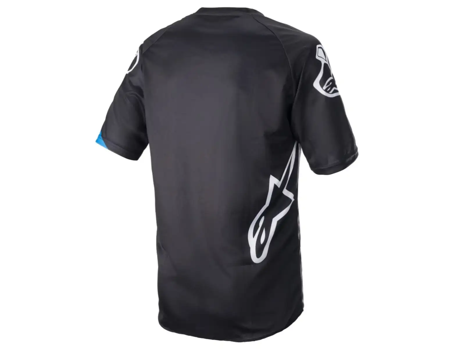Alpinestars Racer V3 pánsky dres krátky rukáv Black/Bright Blue
