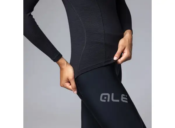 Alé Intimo Merino dámske spodné tričko dlhý rukáv Black