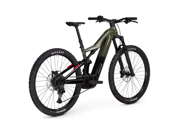 Focus Thron2 6.7 celoodpružený elektrobicykel (600 Wh Urbangreen / Magicblack)