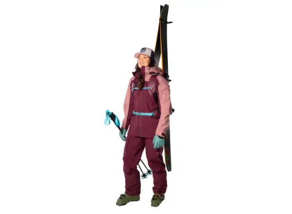 Dynafit Tigard Gore-Tex dámske nohavice Burgundy