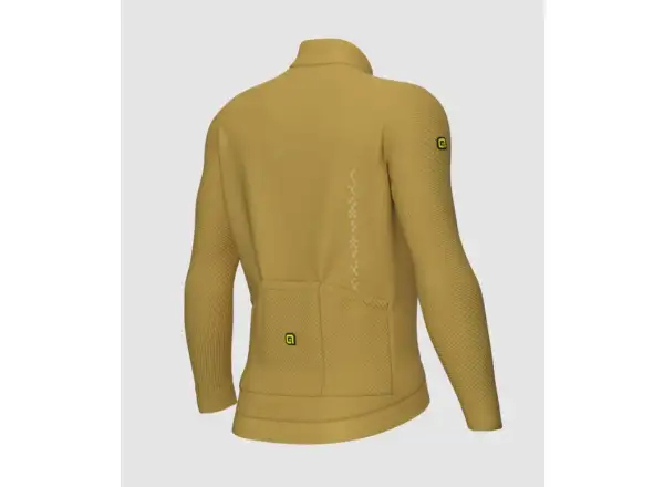 Alé PR-E Follow Me 2.0 pánsky zateplený dres dlhý rukáv Kashmir Yellow