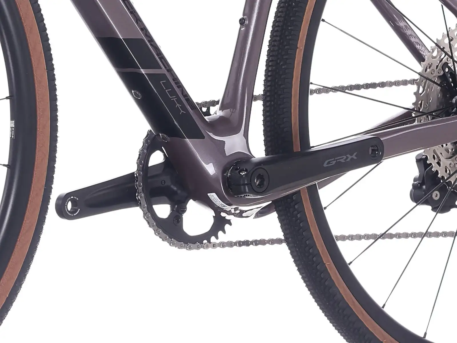 Rock Machine Lukk Cr 70 gravel bicykel Gloss Purple Garnet