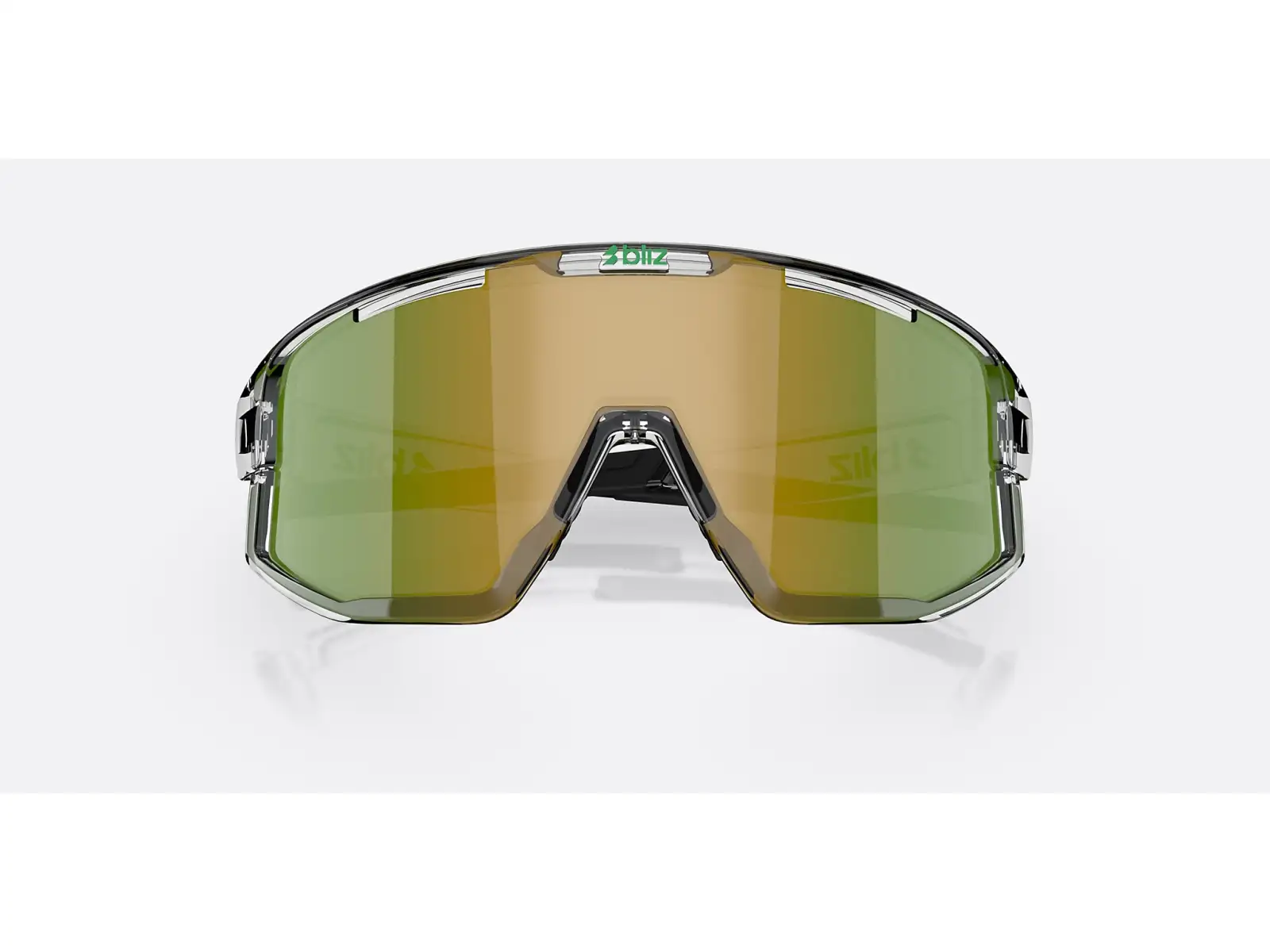 Bliz Fusion slnečné okuliare Transparent White/Brown Green Multi