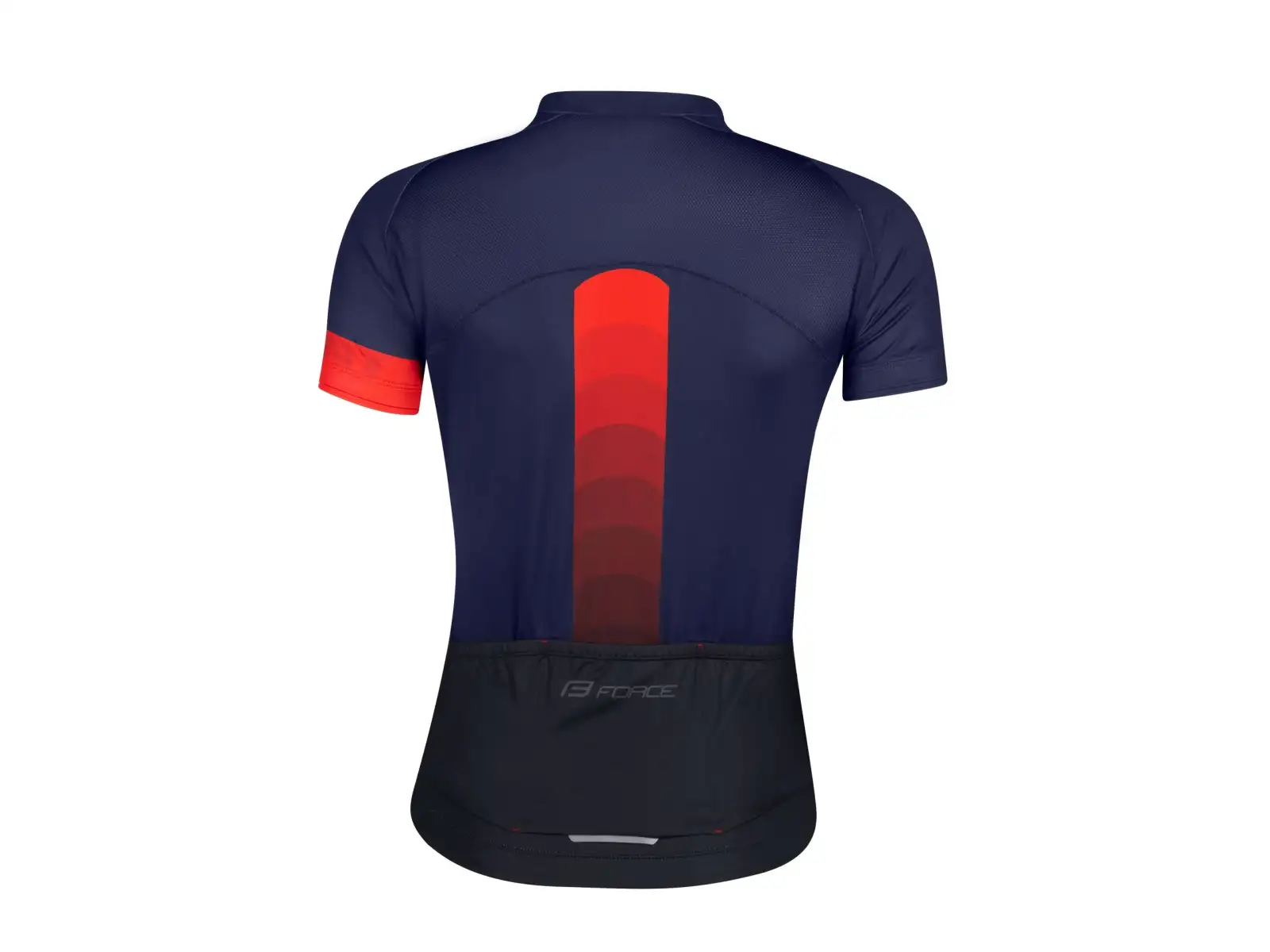 Force Ascent dámsky dres s krátkym rukávom modrý/červený