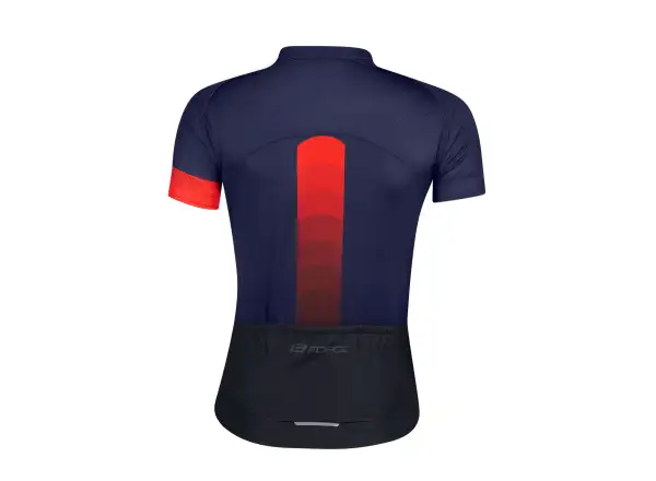 Force Ascent dámsky dres s krátkym rukávom modrý/červený