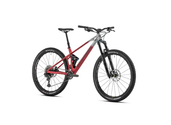 Mondraker Raze R celoodpružené cherry red/nimbus grey
