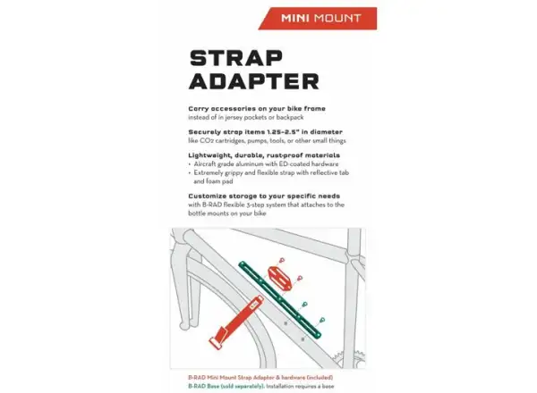 Wolf Tooth adaptér B-RAD Mini Strap/Accessory Mount