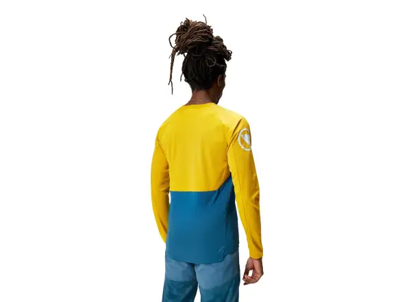 Endura MT500 Burner pánsky dres s dlhým rukávom Blue Steel