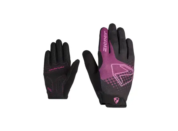Ziener Colo Long Junior detské rukavice Purple Passion