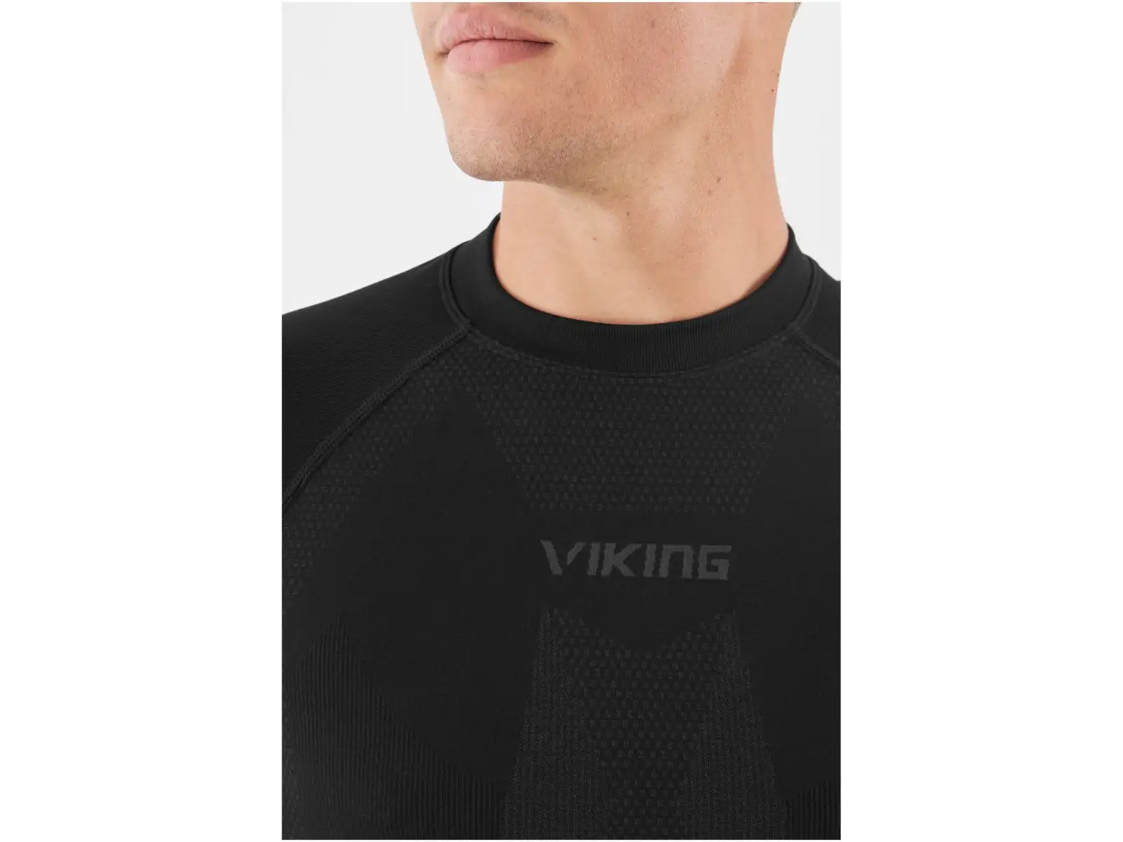 Viking Eiger pánske spodné tričko s dlhým rukávom čierna