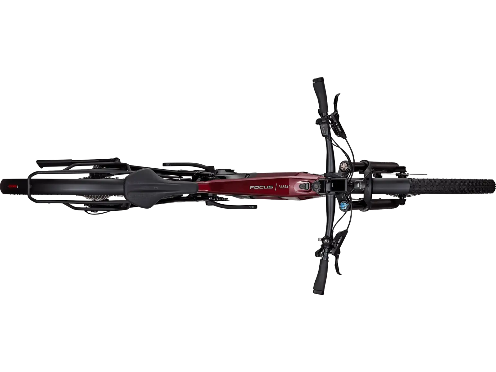Focus Thron2 6.8 EQP DI 750 Wh celoodpružený elektrobicykel Mahagonyred/Magicblack