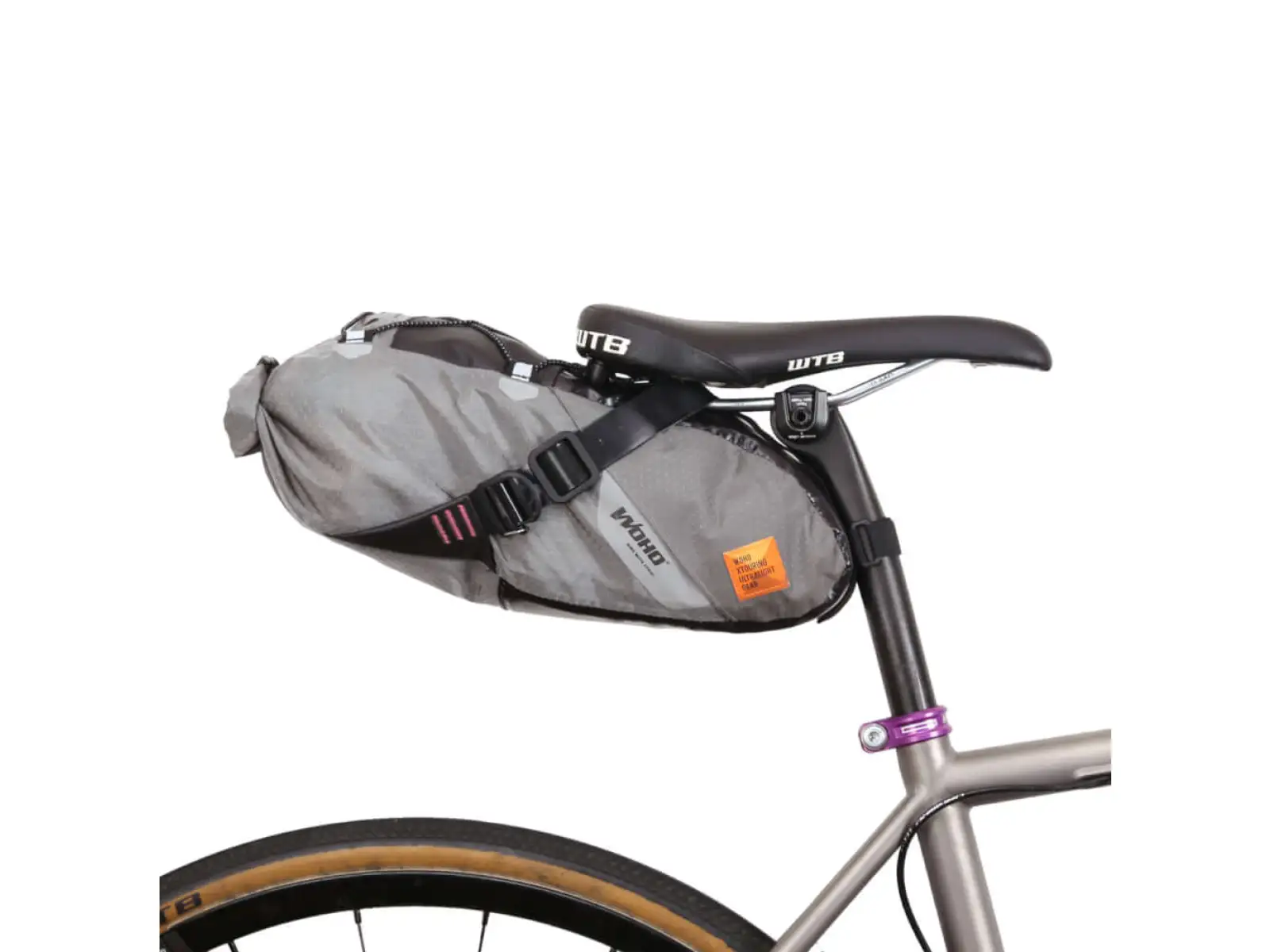 Woho X-Tourning Dry Bag podsedlová taška 5-7 l Honeycomb Iron sivá veľ. S