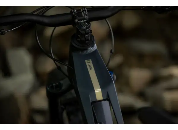 Rock Machine Whizz FS I 90 AXS horský bicykel Matte Milionaire Blue