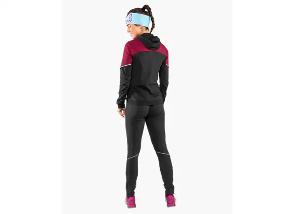 Dynafit Alpine Hybrid dámske bežecké nohavice Black Out/Magnet