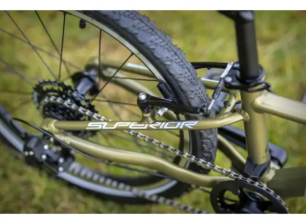 Superior F.L.Y. 20 VB Matte Olive Metallic/Hologram Chrome Detský horský bicykel