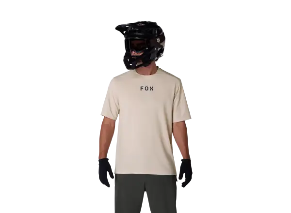 Fox Ranger pánsky dres krátky rukáv Wordmark Chalk