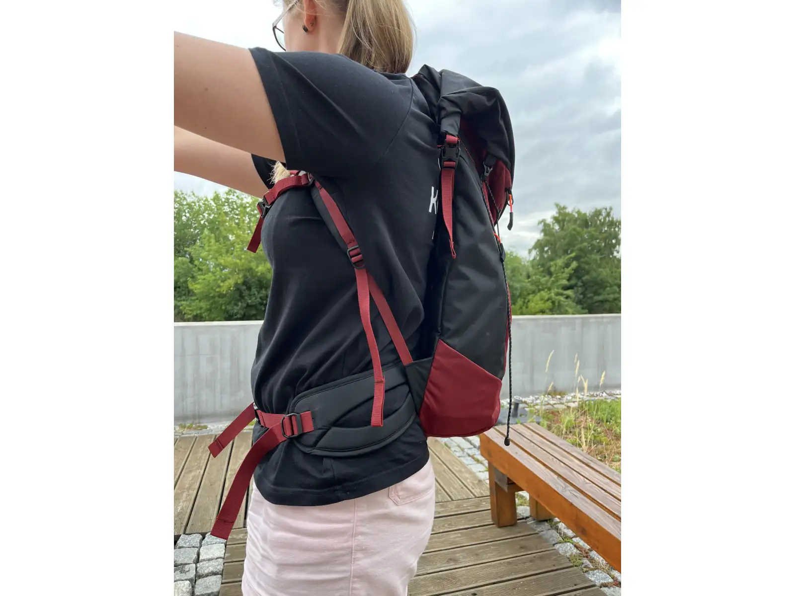 Salewa Puez dámsky batoh 32 l + 5 l Syrah/Black Out
