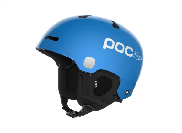 POC POCito Fornix MIPS detská lyžiarska prilba Fluorescent Blue veľkosť. M-L