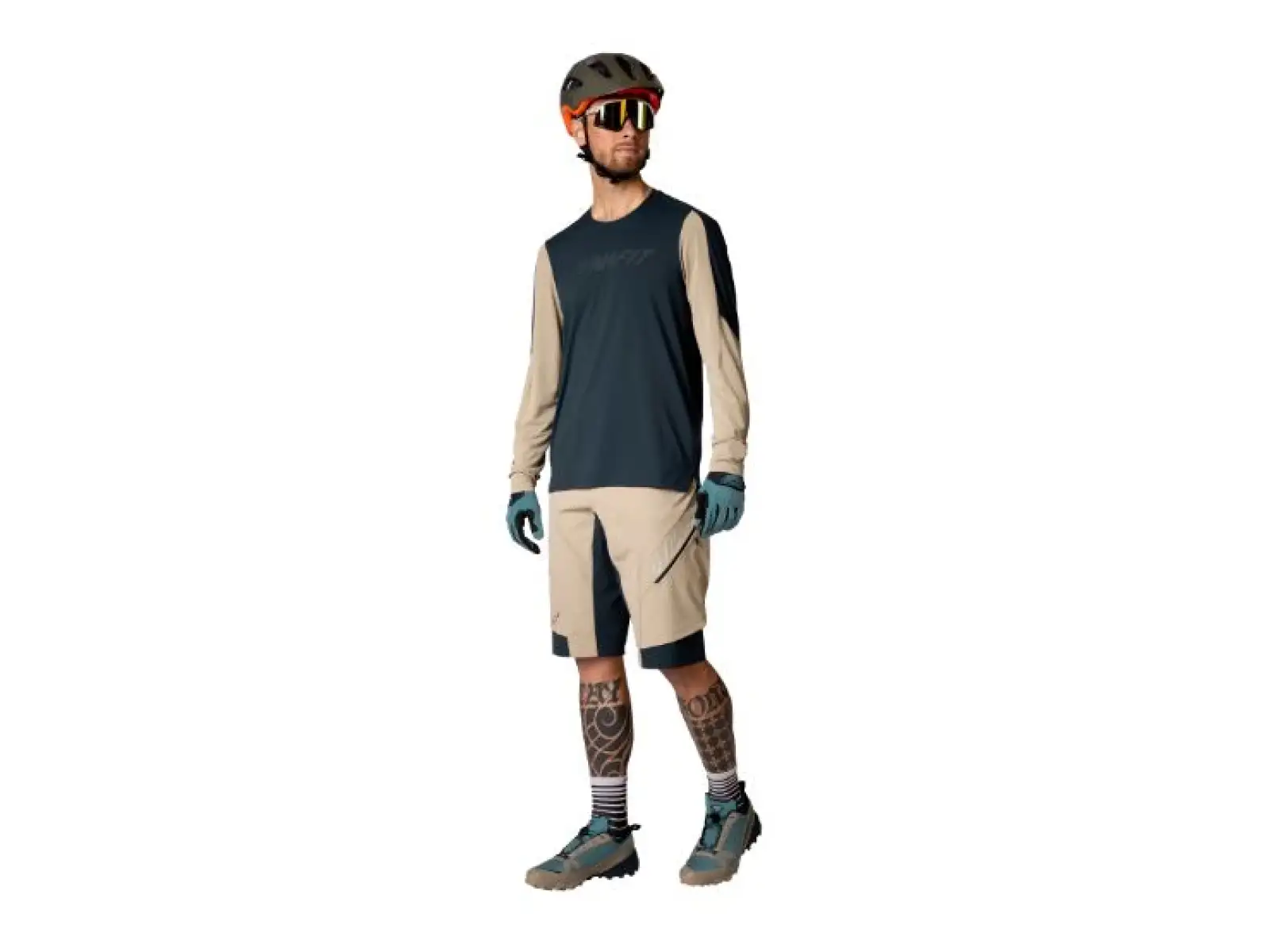 Dynafit Ride Dynastretch pánske kraťasy Rock Khaki