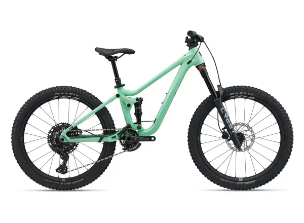 Liv Faith 24 detský celoodpružený bicykel Neo Mint