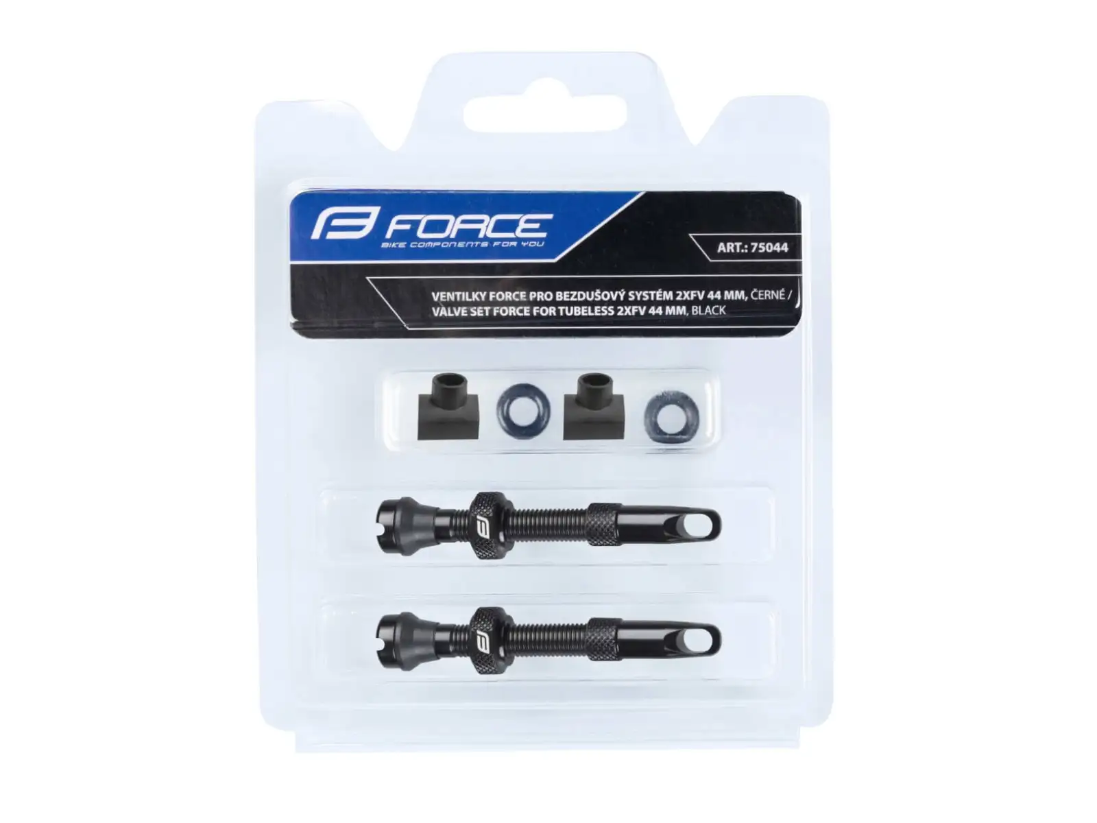 Force ventilky pre bezdušový systém 2xFV 44 mm čierna