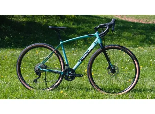 Rock Machine GravelRide 500 gloss light slate/black/silver gravel bicykel