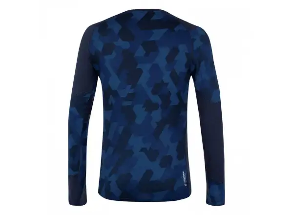 Salewa Cristallo Warm pánske tričko dlhý rukáv Navy Blazer