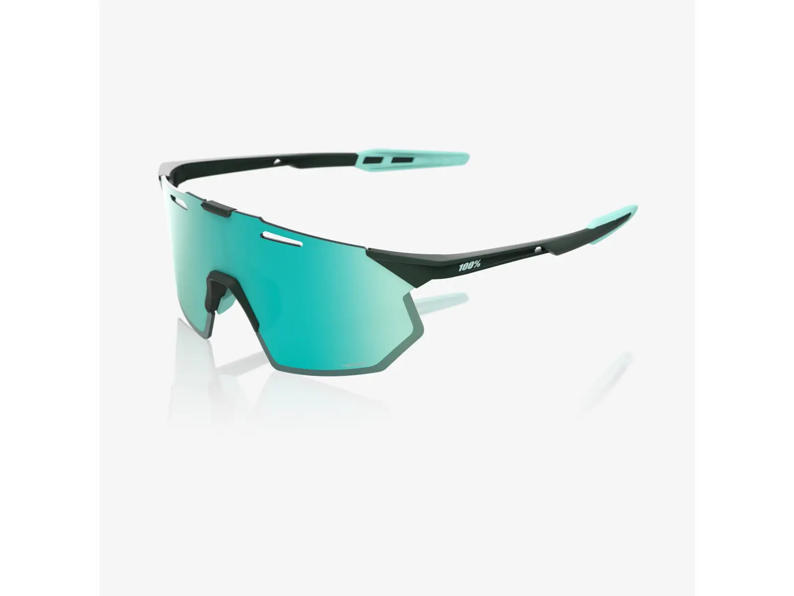 100% Hypercraft SQ športové okuliare Matte Juniper/HiPER Mint Mirror Lens