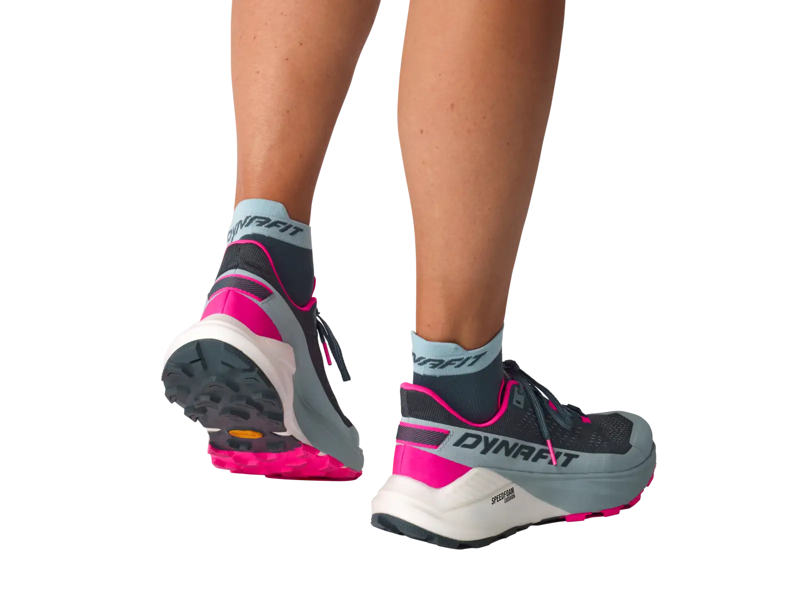 Dynafit Trail Short bežecké ponožky Cinder/Cloud Blue