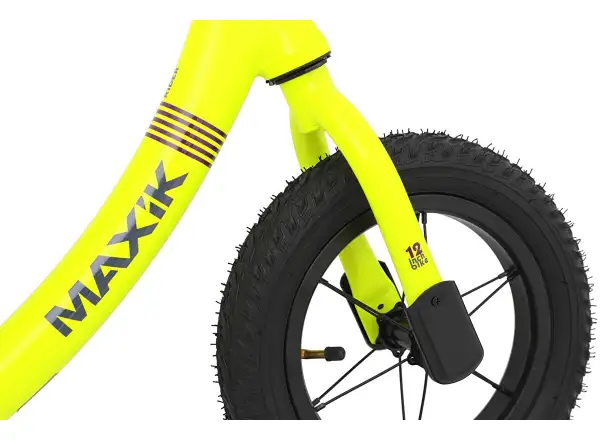 odrážadlo MAXÍK Evo Lite fluo žltá/fialová