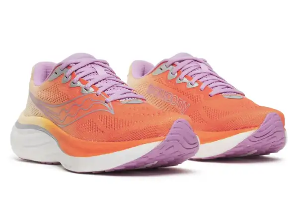 Saucony Ride 19 dámska bežecká obuv Fire/Orchid