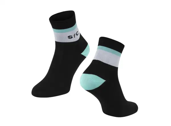 Force Stripe krátke ponožky čierna
