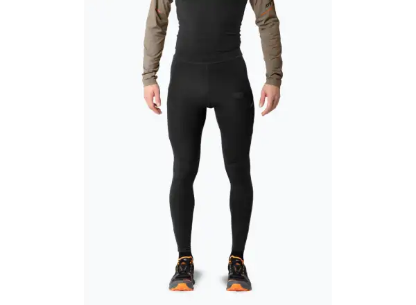 Dynafit Warm Ultra Tights pánske bežecké nohavice Black Out