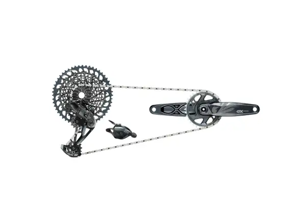 Sada Sram GX Eagle DUB - 175 mm, 32 zubov, Lunar