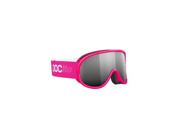 POC POCito Retina detské lyžiarske okuliare Fluorescent Pink/Partly Sunny Silver